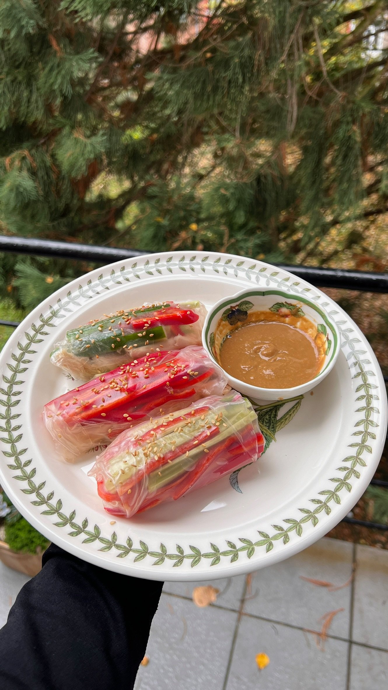 Rouleaux de printemps aux crevettes et sauce tahini–soja recette