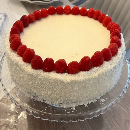 Gâteau chocolat blanc et framboises recette simple et rapide
